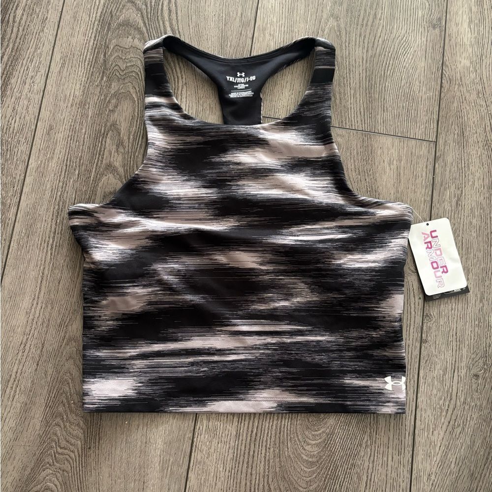 Under Armour girls Black and Gray Top